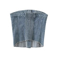 Women's  Denim Short Top - Norellé