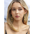 18K Gold Stainlesschain Like Flat Snake Conch Accessories Necklace - Norellé