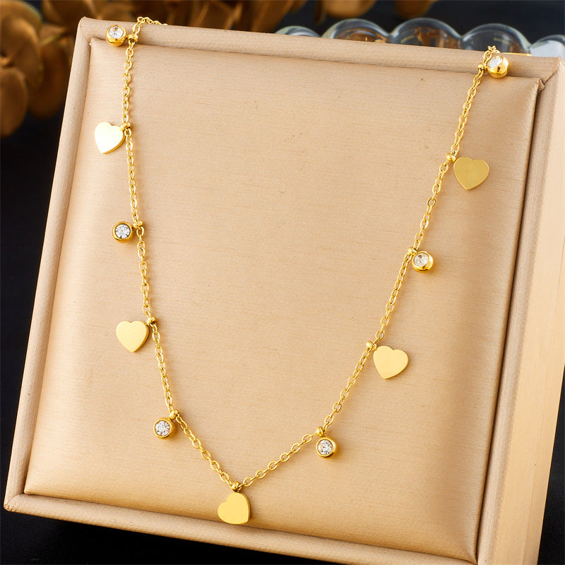 Simple Gold-plated Butterfly Wafer Accessory Pendant Chain - Norellé