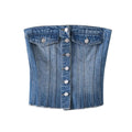 Women's  Denim Short Top - Norellé