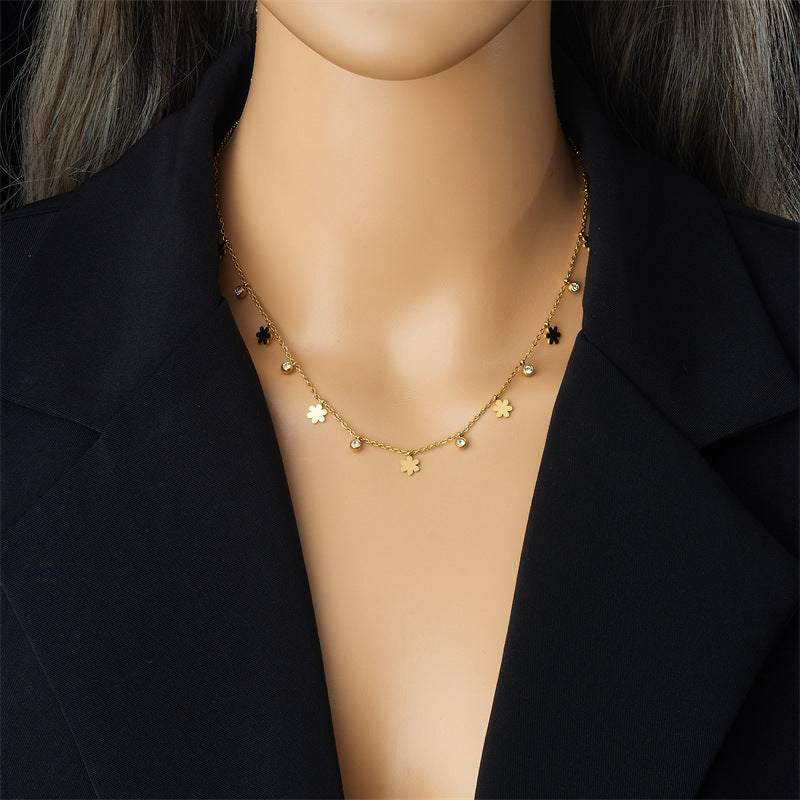 Simple Gold-plated Butterfly Wafer Accessory Pendant Chain - Norellé
