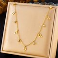 Simple Gold-plated Butterfly Wafer Accessory Pendant Chain - Norellé