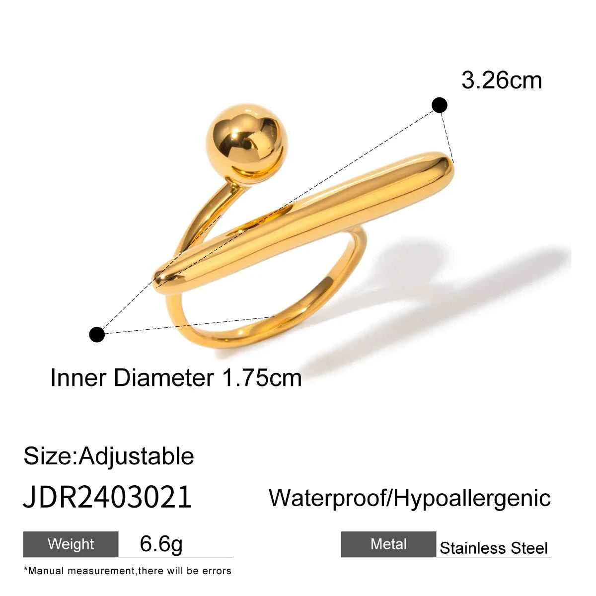 Chic Stainless Steel Personality Minimalist Classy Ring