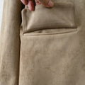Women Fashion Suede Basic Jacket Basic - Norellé