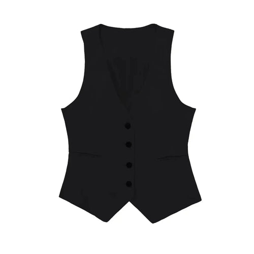 Fashion Women's Vest Linen Sleeveless Suit Vest Coat for Women - Norellé