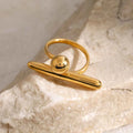 Chic Stainless Steel Personality Minimalist Classy Ring