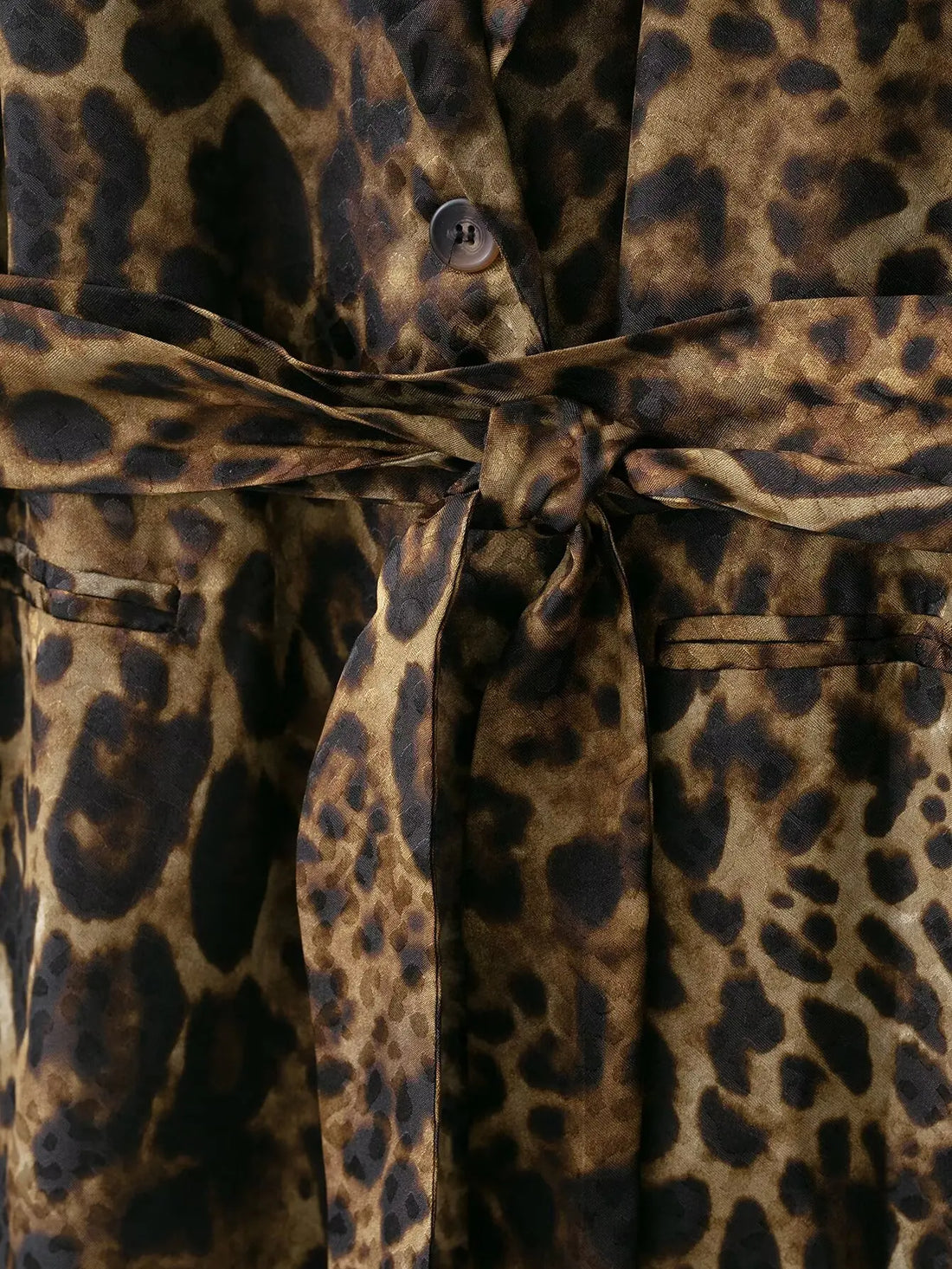 Fall Fashion Leopard Print Lace-Up Set Women's
