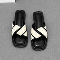 Women's Slippers Open Toe Low Heel