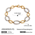 Stainless Steel Splicing Cross Buckle Bracelet
