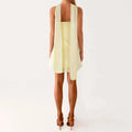 Women Mini Dress Strapless Backless