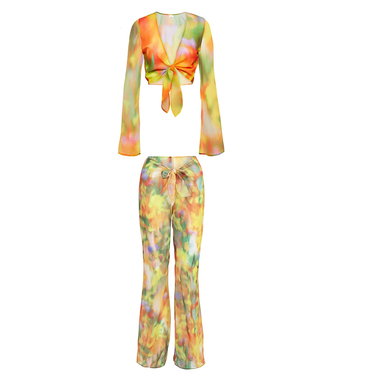 2 Cover Ups High Waist Bikinis  Swimwear - Norellé