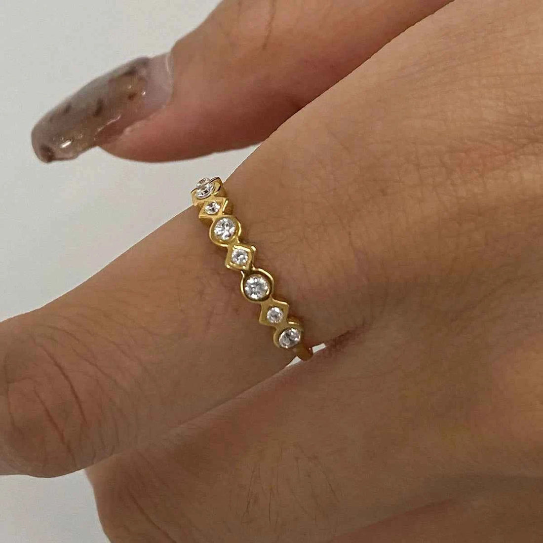 Stainless Steel 3pcs Ring Set