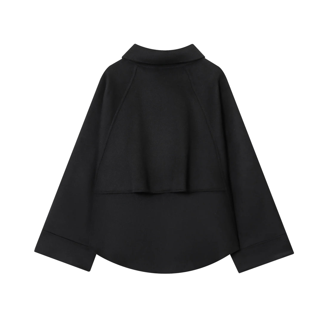 Women'S Black Casual Jacket Coat