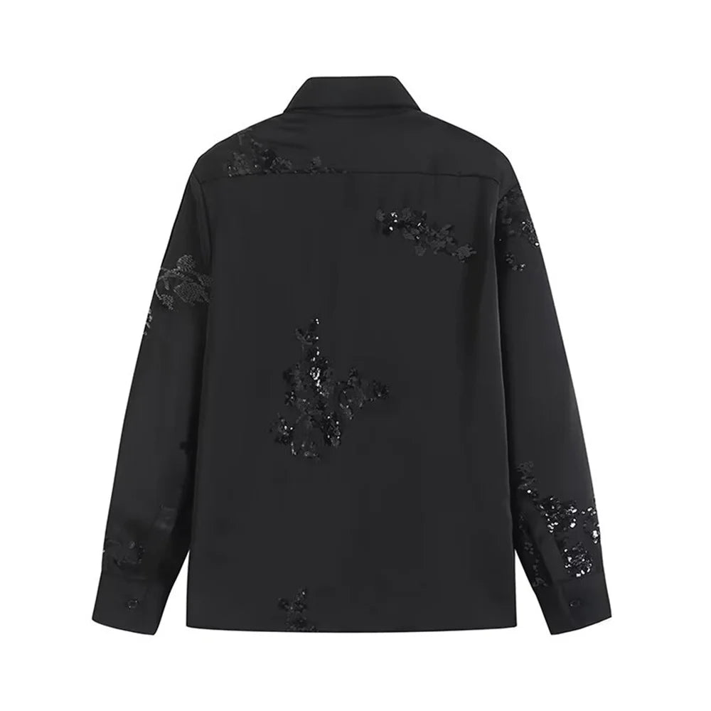 Women's Embroidered Shirt and Pant Set