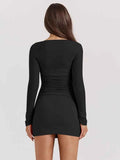 Patchwork Round Neck 3 piece Sets Women