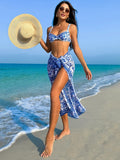 3 Piece Bikini Set Blue - Norellé