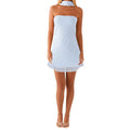 Women Mini Dress Strapless Backless