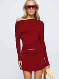 Simple Two Piece Set Women