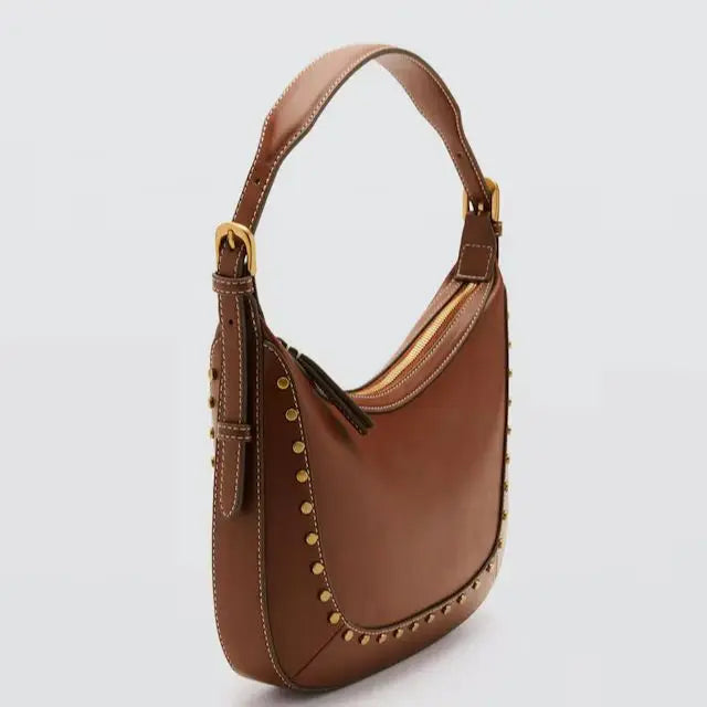 Women's Small Studded Shoulder Bag