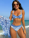 3 Piece Bikini Set Blue - Norellé