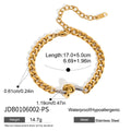 Stainless Steel Double Color Knot Bracelet
