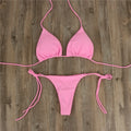 2Pcs Summer Women Bikini Set Side Tie - Norellé