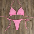 2Pcs Summer Women Bikini Set Side Tie - Norellé