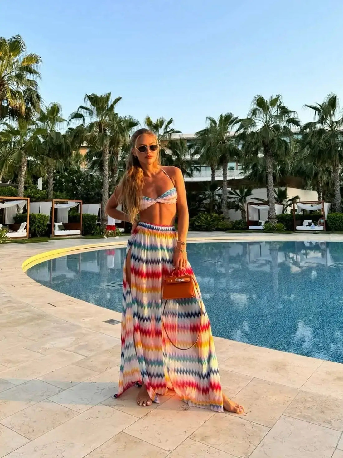 3 Pcs Bikini Swimsuit With Cover Up Pants Swimwear Women - Norellé