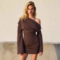Women's Off The Shoulder Sweater Dress