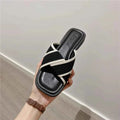 Women's Slippers Open Toe Low Heel