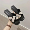 Women's Slippers Open Toe Low Heel
