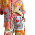 Linen Shirt Shorts Set