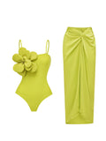 2PC Ruffe Bikini Set Women Swimwear Push Up Swimsuit Bottom Print Brazilian Biquini Bathing Suit - Norellé