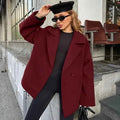 One Button Women's Coat
