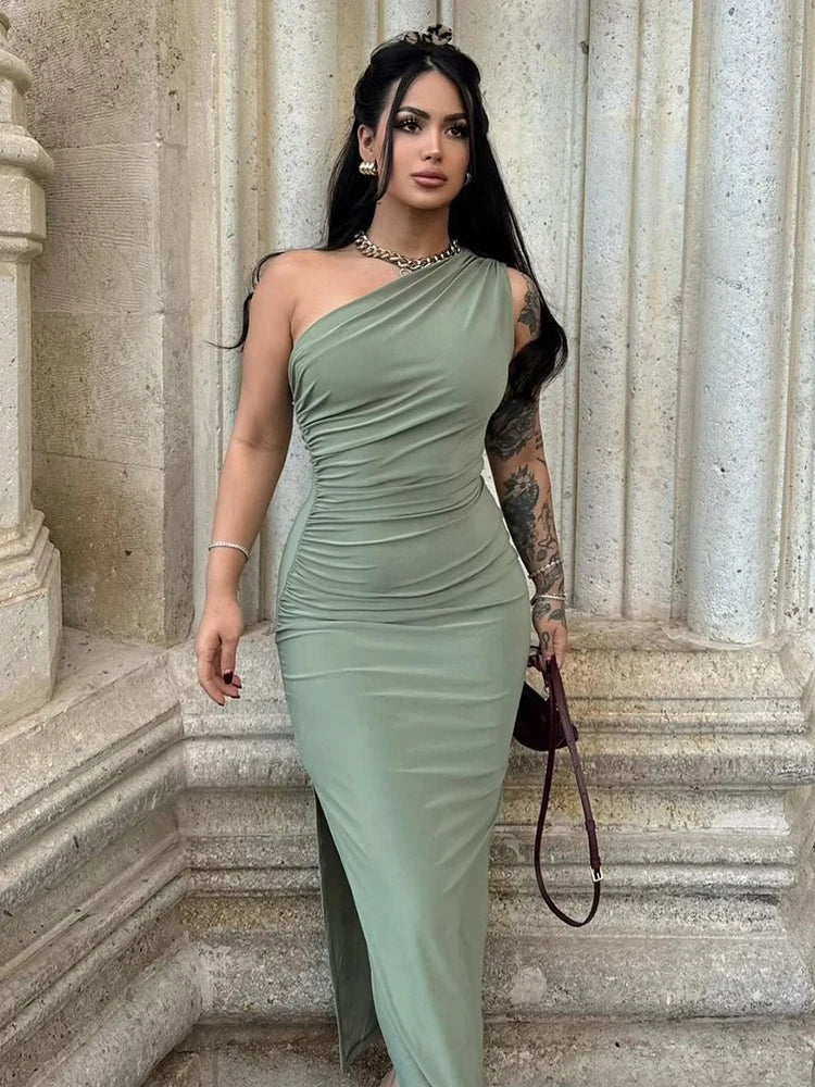 Dress Women Fashion Split Sleeveless Backless - Norellé