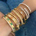 Zircon Bracelet Adjustable Stackable Bracelet