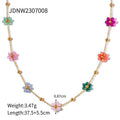 Heart Pendant Chain Necklace for Women Stainless Steel