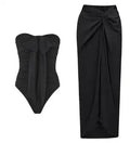 2PC Ruffe Bikini Set Women Swimwear Push Up Swimsuit Bottom Print Brazilian Biquini Bathing Suit - Norellé