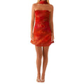 Women Mini Dress Strapless Backless