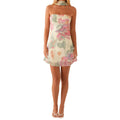 Women Mini Dress Strapless Backless