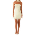 Women Mini Dress Strapless Backless