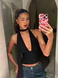 Scarf Tank Tops Women Backless Irregular Summer Trend - Norellé