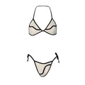 3 Pieces Bikini Set Black White Bikinis Women Swimsuit - Norellé