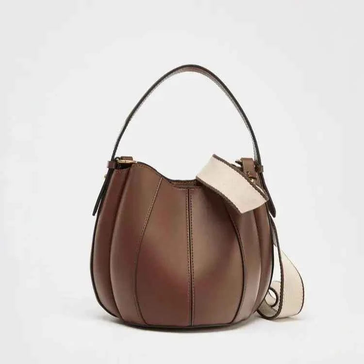 Bucket Bag Shoulder Handbags Wallet with Removable Pocket