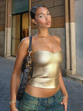 Strapless Backless Crop Top Corset - Norellé