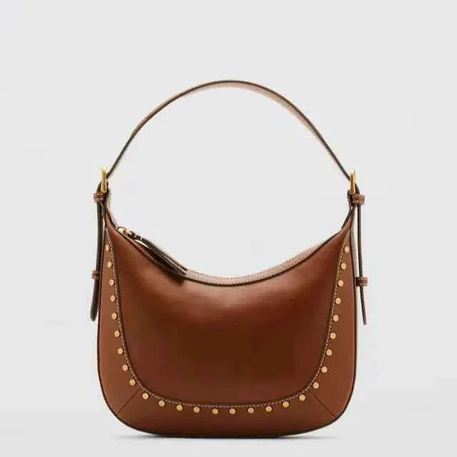 Women's Small Studded Shoulder Bag