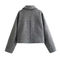 Cropped Jacket for Women Short Coat Tweed Jacket - Norellé