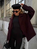 One Button Women's Coat