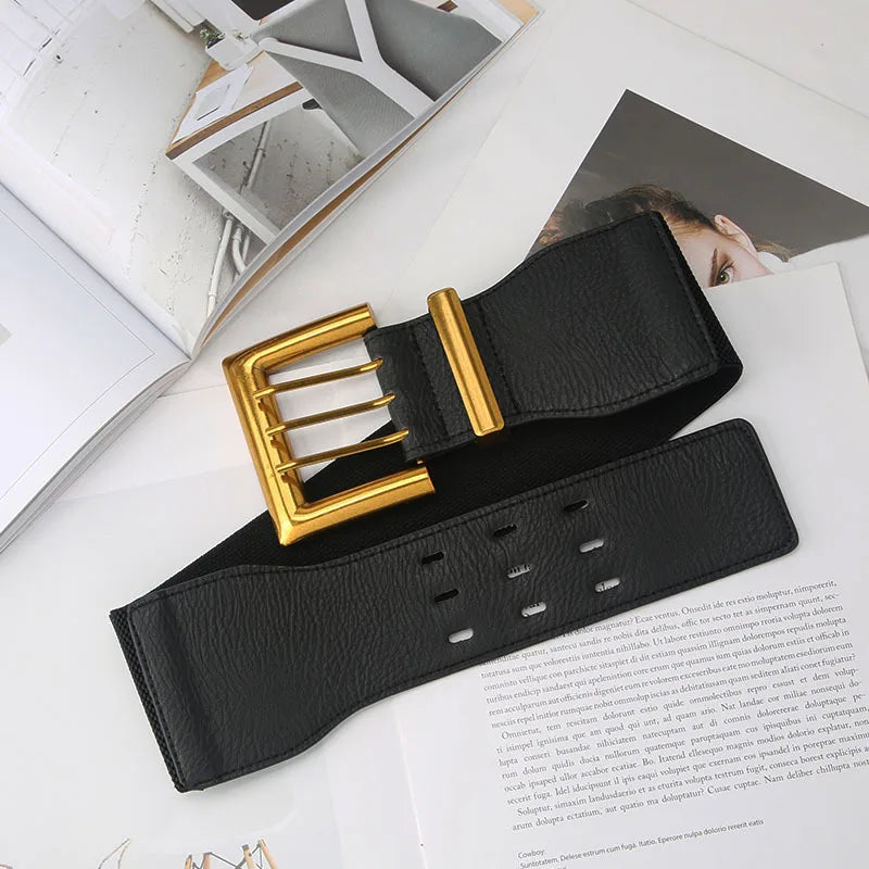Stretchy Wide Waist Belt