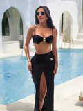 3 Piece Bikini Sets Spaghetti Strap Swimsuits - Norellé